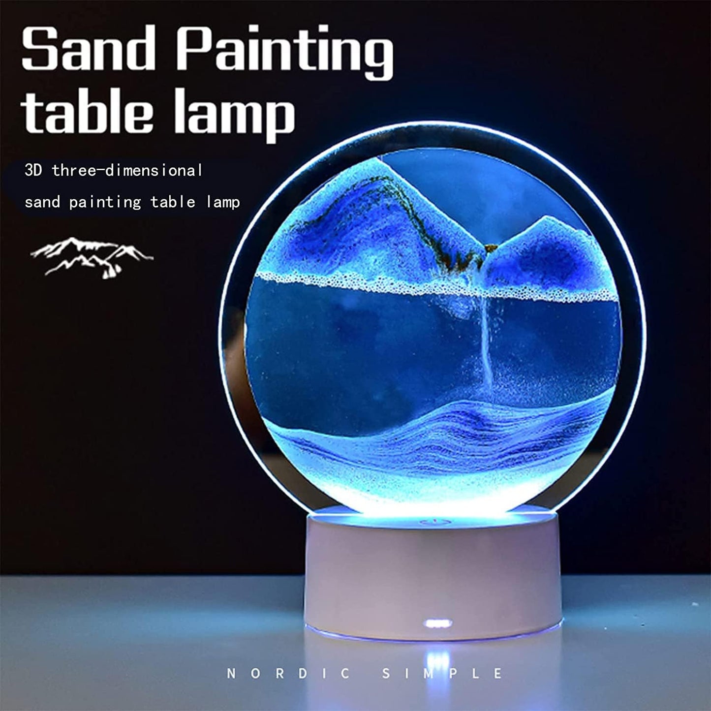 LED 3D Moving Sand Art Display